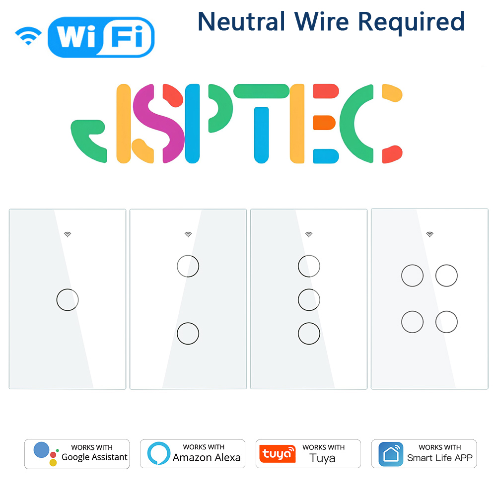 Smart Light Switch Wifi - Tuya US WiFi + Bluetooth مفاتيح