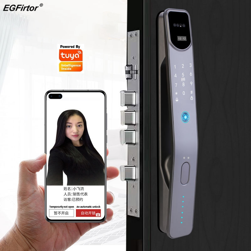 Smart Door Lock Wifi - قفل باب ذكي إلكتروني ببصمة الإصبع