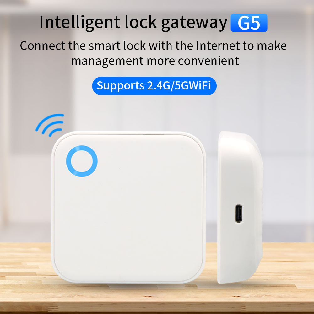 Smart Door Lock Wifi - 2.4G + 5G TTLOCK WIFI بوابة