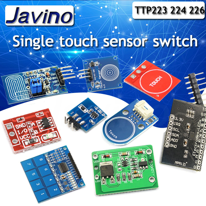 Sensor Kit Arduino - وحدات مفاتيح رقمية تعمل باللمس TTP223