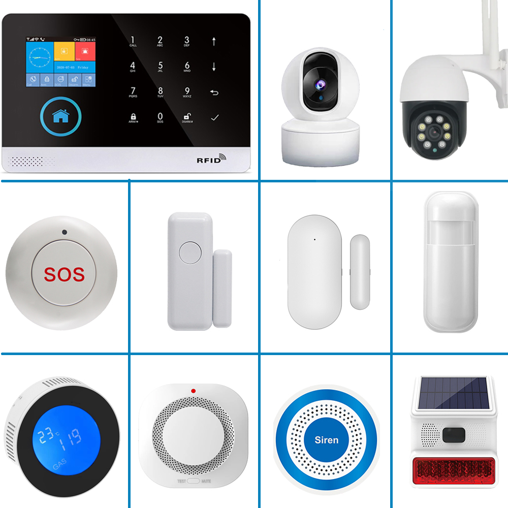 Smart Home Automation Kit - جهاز إنذار ذكي من PGST، كاشف