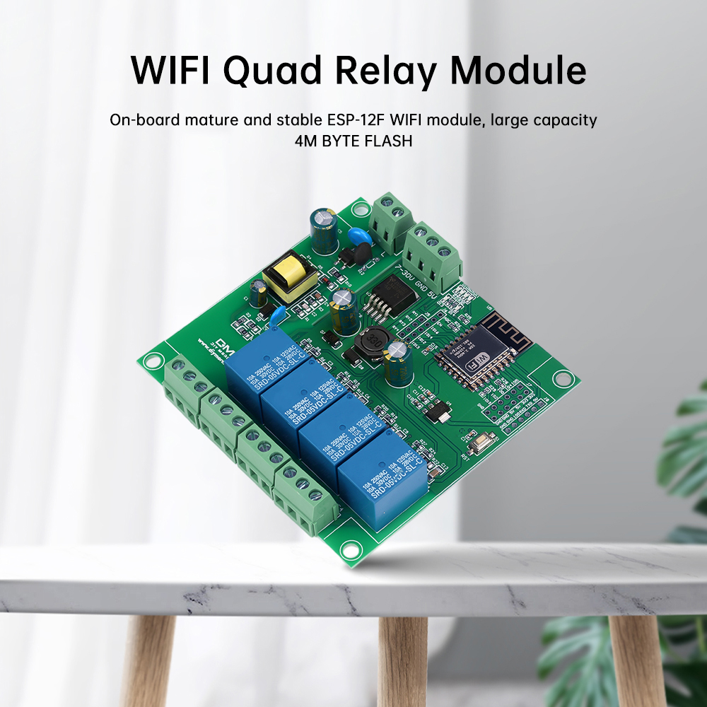 Esp8266 Relay Module - وحدة التتابع واي فاي 4-قناة ESP8266