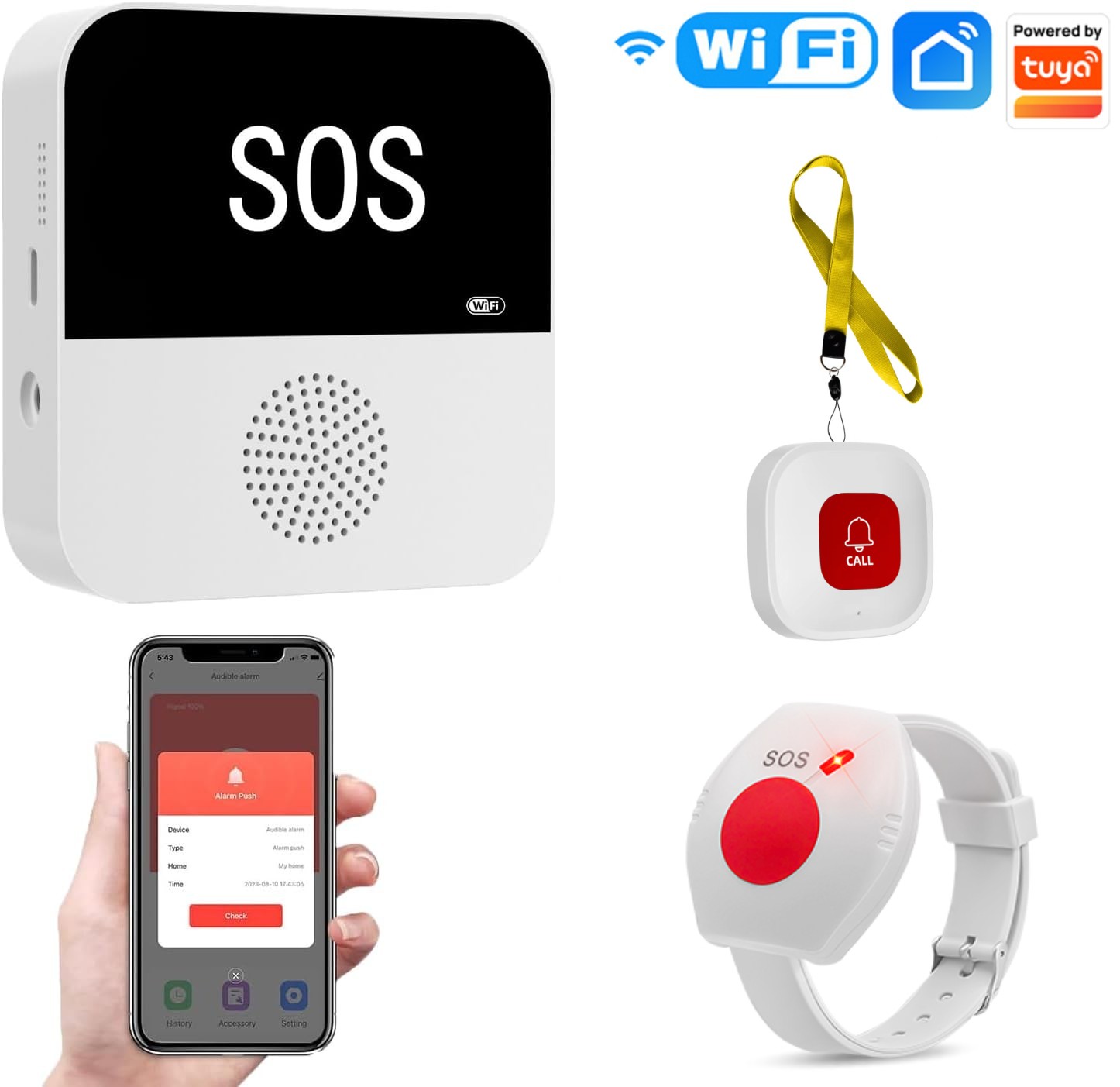 Wifi Smart Plug - لاسلكي واي فاي المسنين مقدم الرعاية