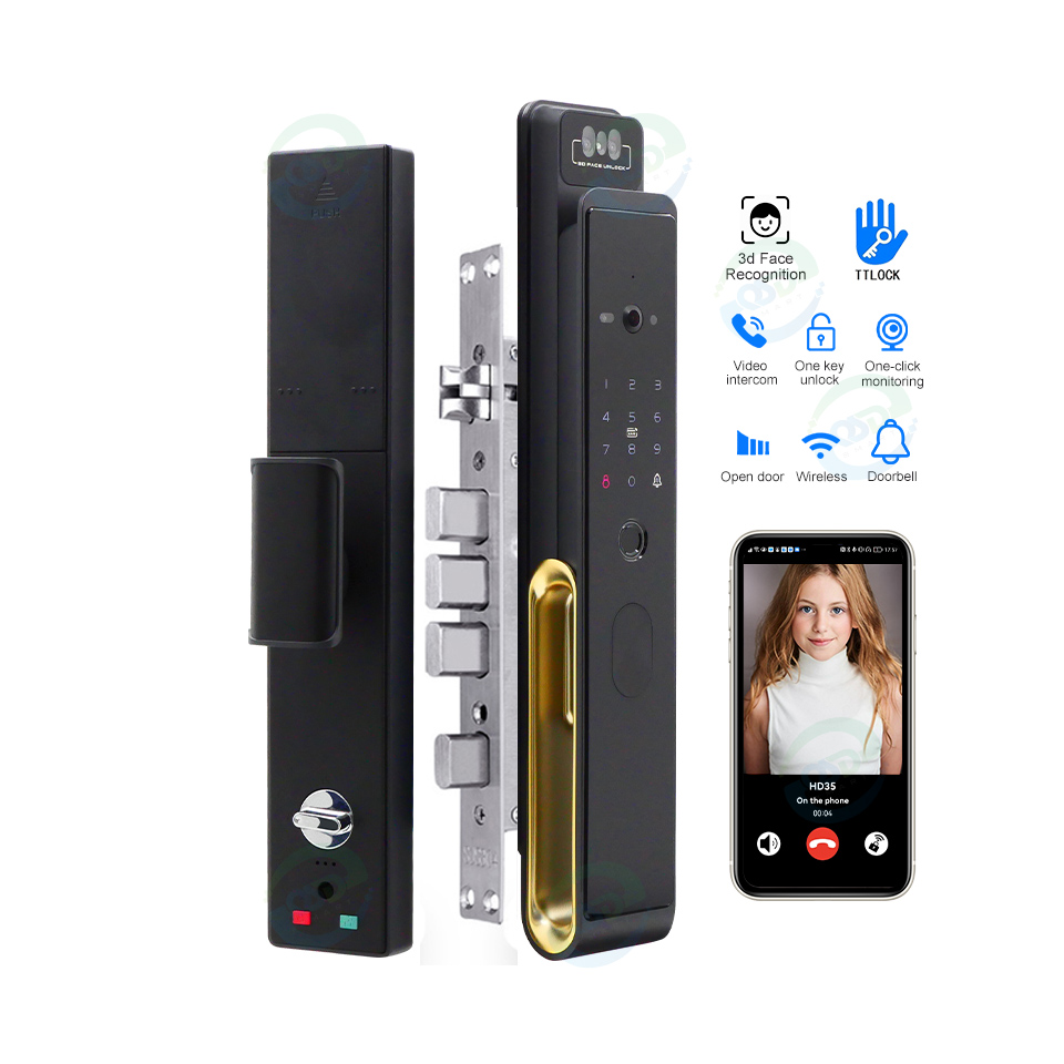 Smart Door Lock Wifi - واي فاي فيديو إنترفون قفل باب