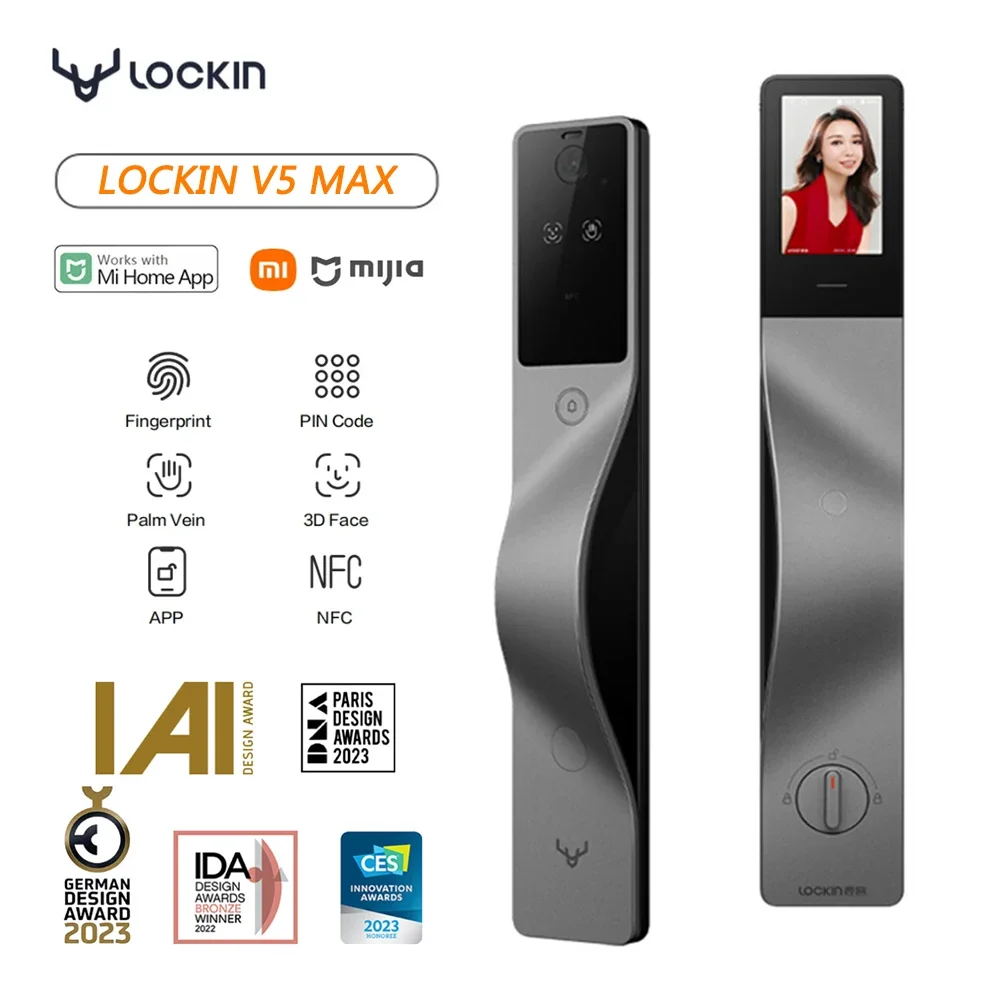Smart Door Lock Wifi - قفل ذكي Lockin V5 Max بتقنية