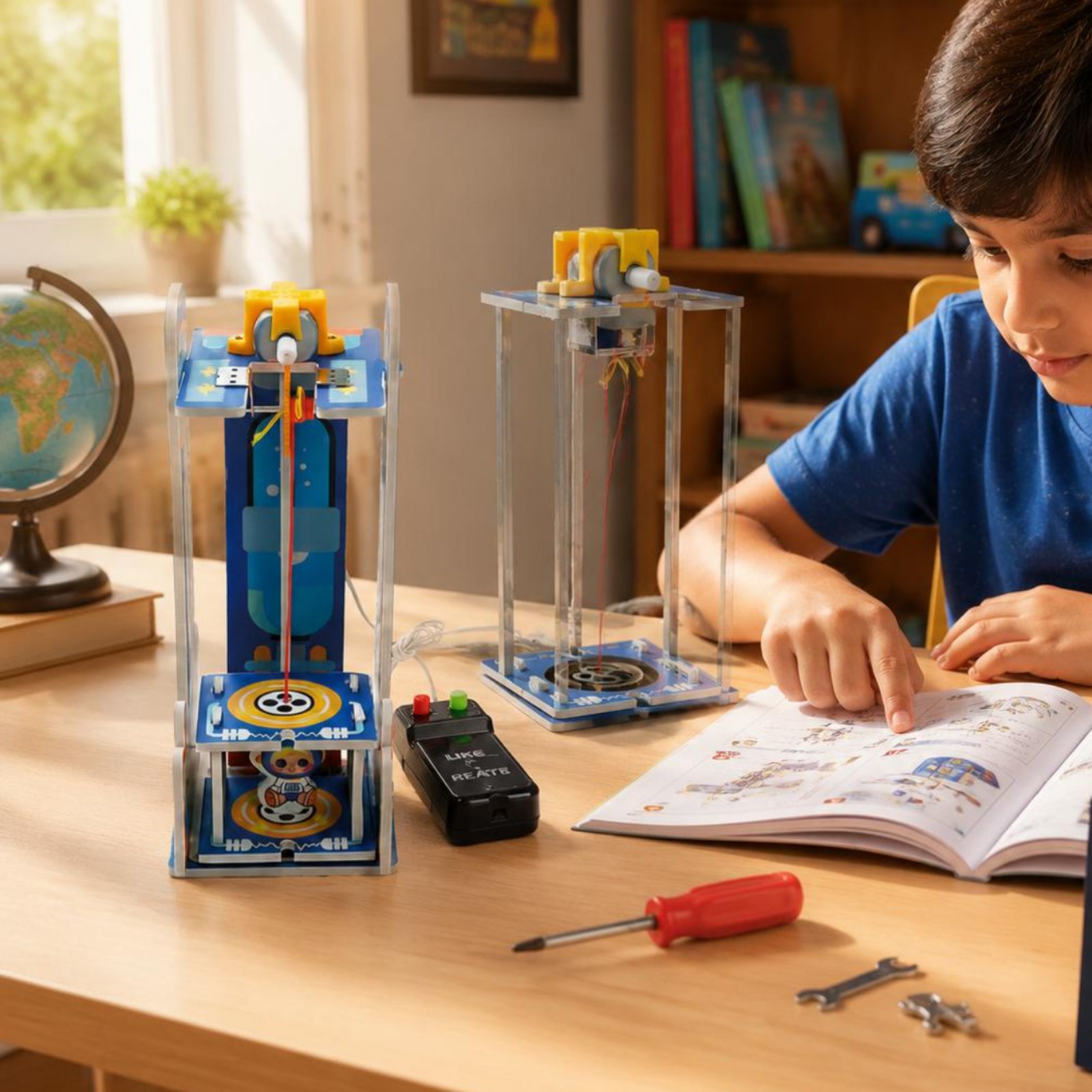 مجموعة نموذج مصعد خشبي للأطفال - مراجعة Stem Robotics Kit وسعره