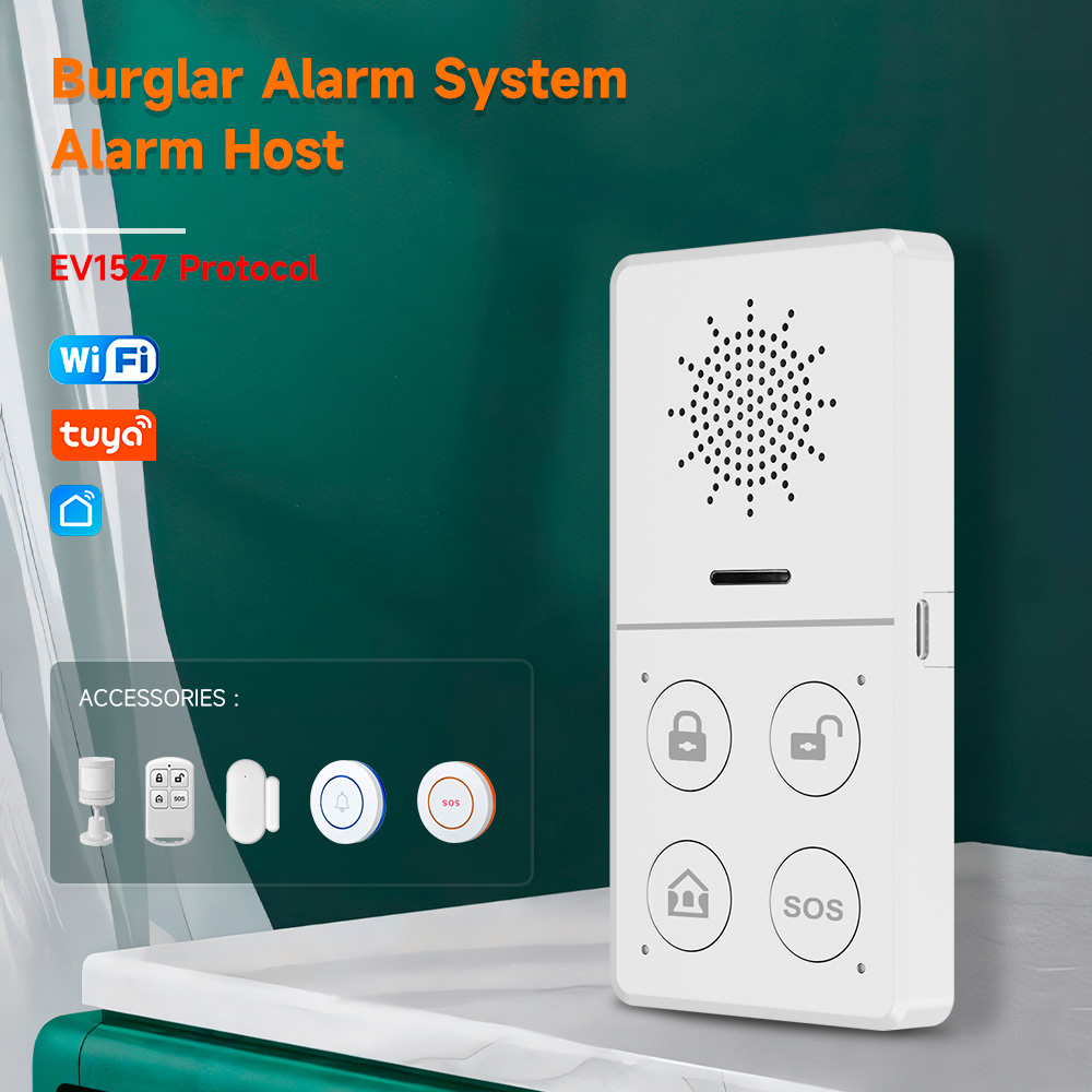 Tuya Wifi نظام إنذار ذكي 433M  - مراجعة Smart Home Automation Kit وسعره