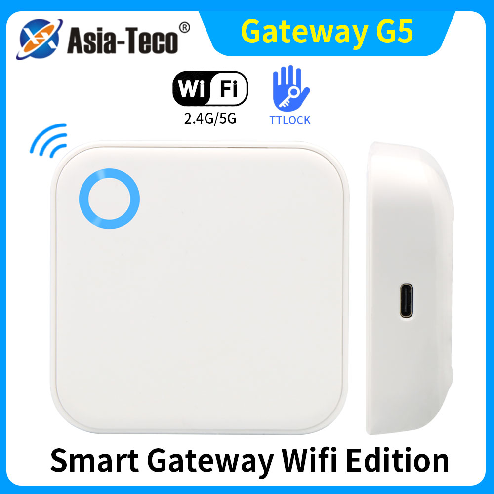 2.4G + 5G TTLOCK WIFI بوابة G5 - مراجعة Smart Door Lock Wifi وسعره
