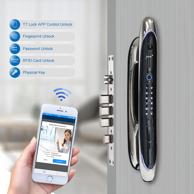 Orbita الفولاذ المقاوم للصدأ ك - مراجعة Smart Door Lock Wifi وسعره