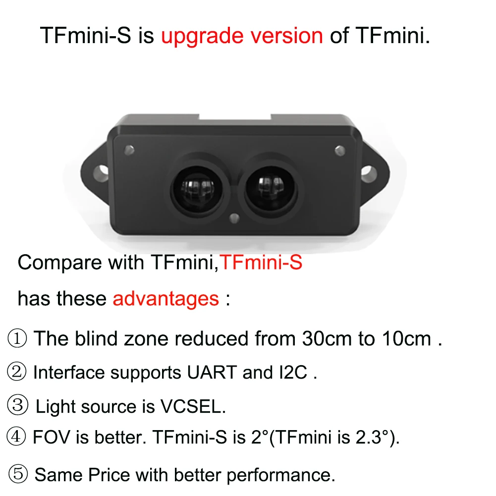 مستشعر ليدار Benewake TFmini-S - مراجعة Sensor Kit Arduino وسعره