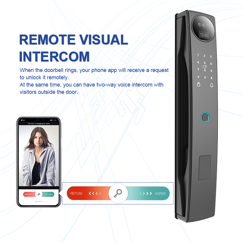 قفل باب ذكي CAMAKT Tuya مع كام - مراجعة Smart Door Lock Wifi وسعره
