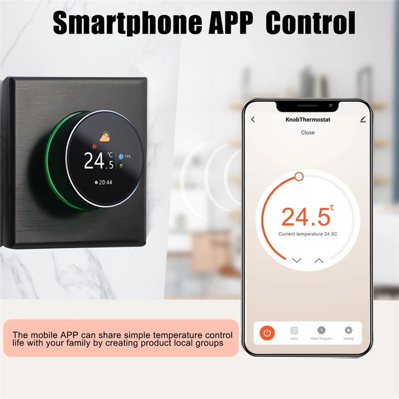 A02M-واي فاي، منظم حرارة ذكي،  - مراجعة Wifi Thermostat وسعره