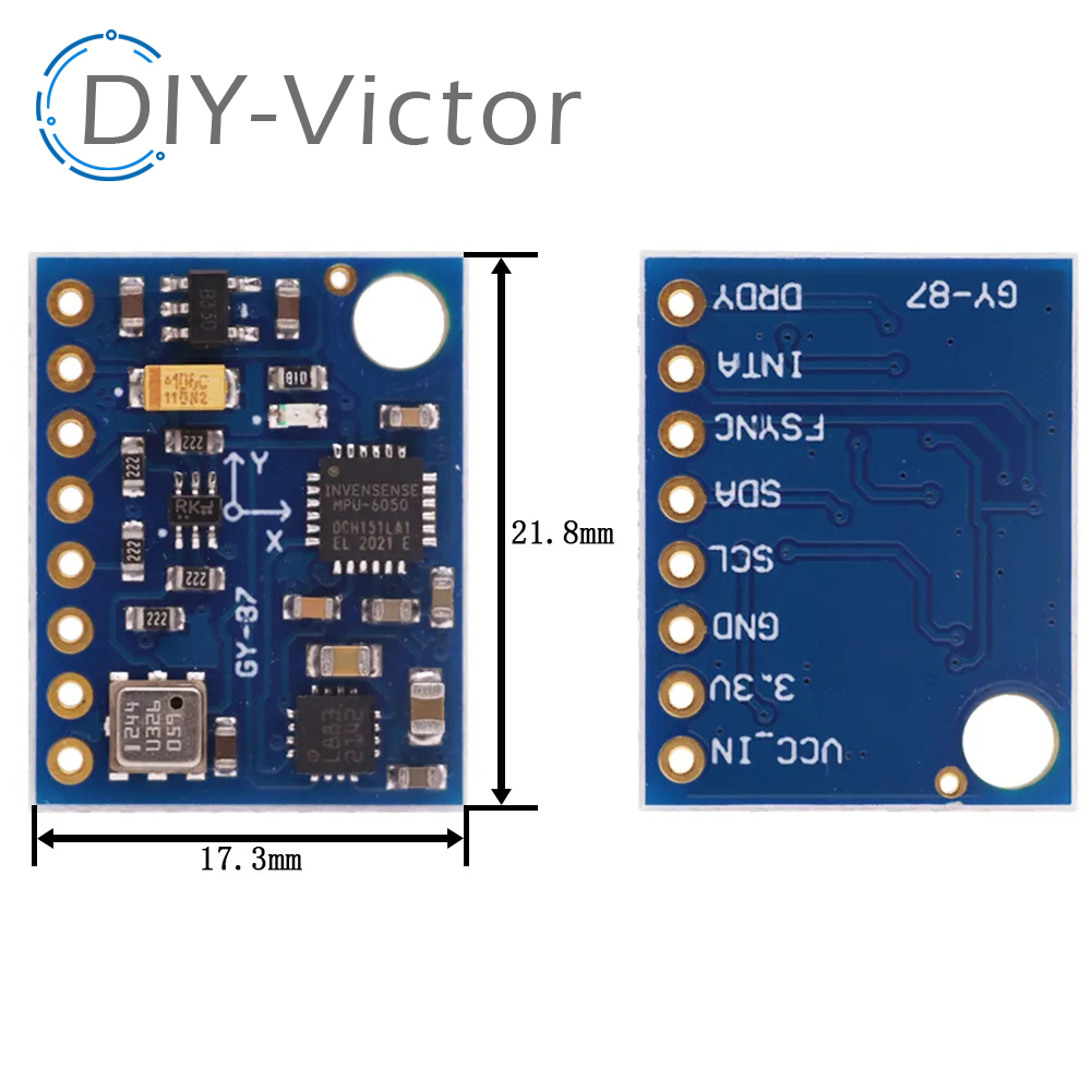 وحدة GY-87 10DOF الأصلية MPU60 - مراجعة Sensor Kit Arduino وسعره