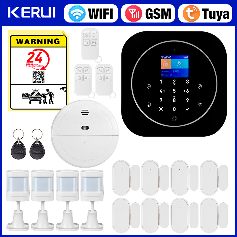 KERUI G12 طقم نظام إنذار منزلي - مراجعة Smart Home Automation Kit وسعره