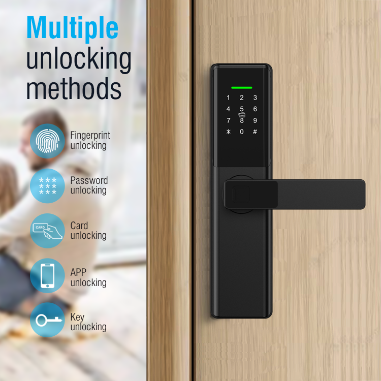 قفل باب ذكي رقمي من تي آن، قفل - مراجعة Smart Door Lock Wifi وسعره
