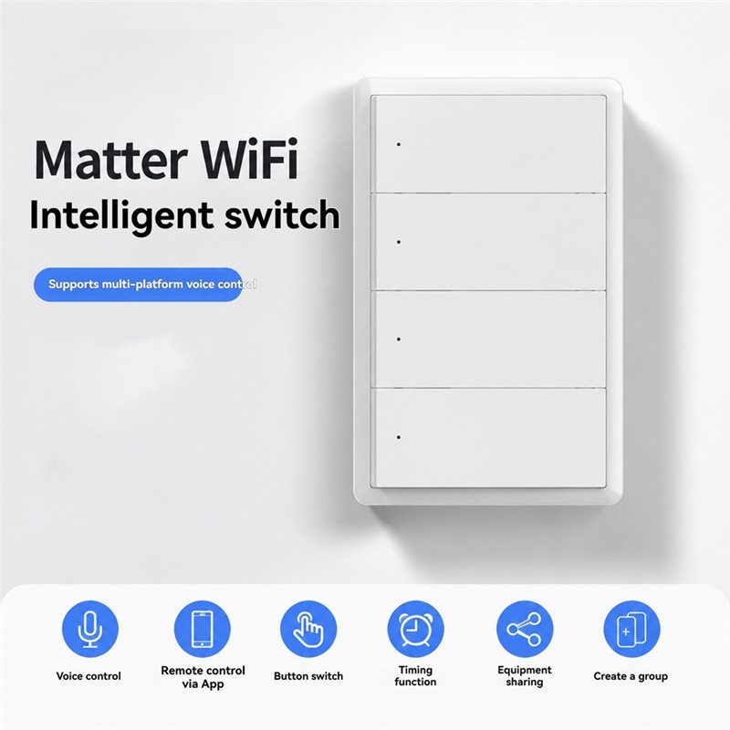 DTA4-مفتاح إضاءة ذكي يعمل بالت - مراجعة Smart Light Switch Wifi وسعره
