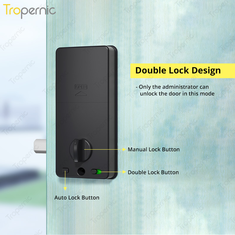 Tuya زيجبي باب ديدبولت أقفال ا - مراجعة Smart Door Lock Wifi وسعره